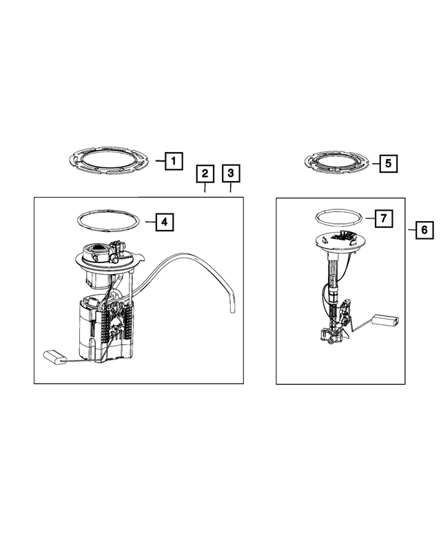 68433938AB - Fuel: Fuel Pump/level Unit Module Kit for Mopar Image