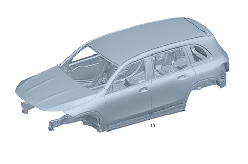 Body-in-White for 2025 Mercedes-Benz EQB 300 #0