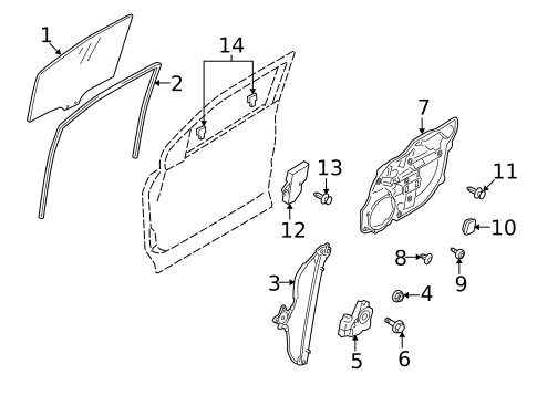 Front Door for 2011 Mazda CX-9 #1