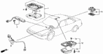 79670SE0003 - Electrical/Exhaust/Heater/Fuel: BULB, NEO-WEDGE (14V 1.1W) for Honda Image