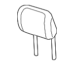 6CL891X9AC - Body: Headrest for Ram: 1500 Image