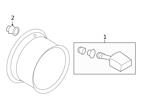 Tire Pressure Monitor Components for 2008 INFINITI G35 #0