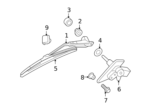 Wipers for 2008 Chrysler Aspen #1