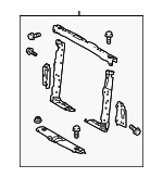 5320542110 - : Radiator Support for Toyota Image