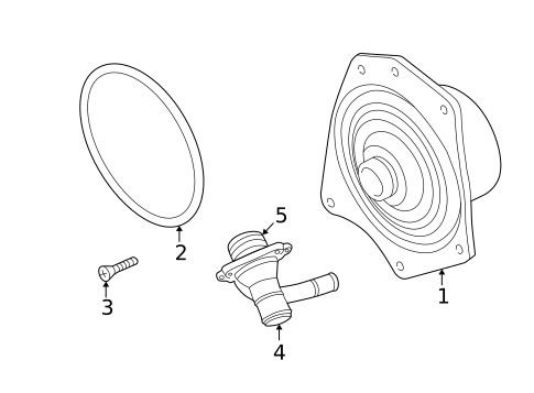 Water Pump for 1999 Chrysler 300M #0