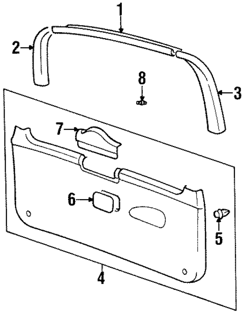 Interior Trim for 2000 Hyundai Elantra #0