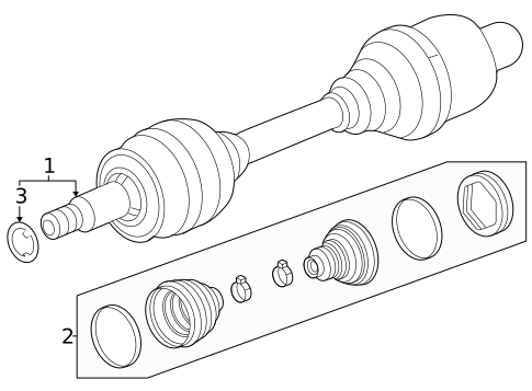 CV Boots & Related Components for 2026 GMC Terrain #0