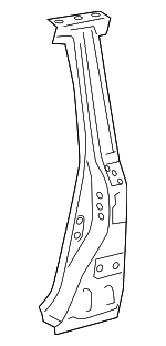 6103830100 - Body: Pillar Reinforced for Lexus: GS300, GS350, GS430, GS450h, GS460 Image