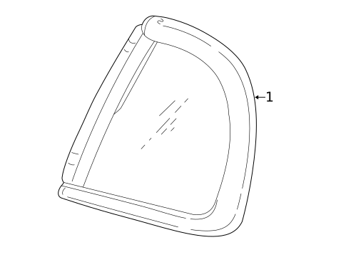 Glass & Hardware for 2007 Chevrolet Monte Carlo #0