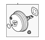 LR014571 - : 2010-2016 Land-Rover Brake Booster for Land Rover: LR4, Range Rover Sport Image