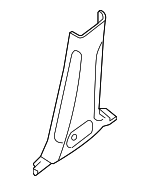 769153KS0C - : 2014-2020 Nissan Pathfinder - Lower Center Pillar Trim for Nissan: Pathfinder Image