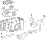 297320430064 - Suspension: Compressor Upper Bracket for Mercedes-Benz Image