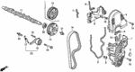 11812PE0300 - Engine: GROMMET, TIMING BELT COVER HOLE for Honda Image