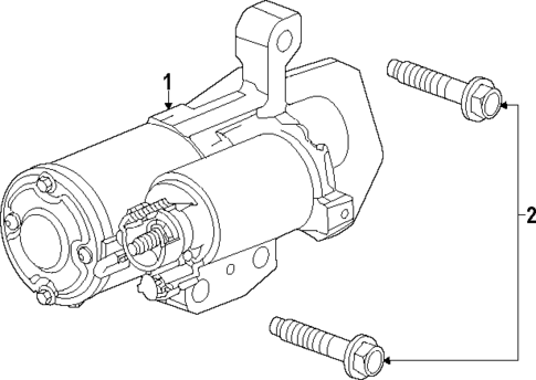 Starter for 2024 Buick Encore GX #1