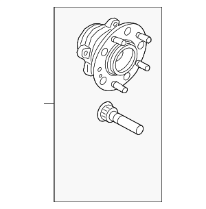 52730N9000 - : Hub Assembly for Hyundai: Sonata, Tucson Image