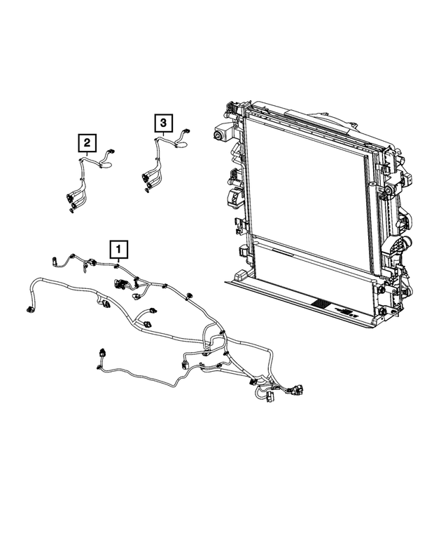 68600647AB - : Front End Module Wiring for Mopar Image