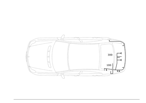 Rear End Main Cable Harness for 2008 Mercedes-Benz CLS550 #0