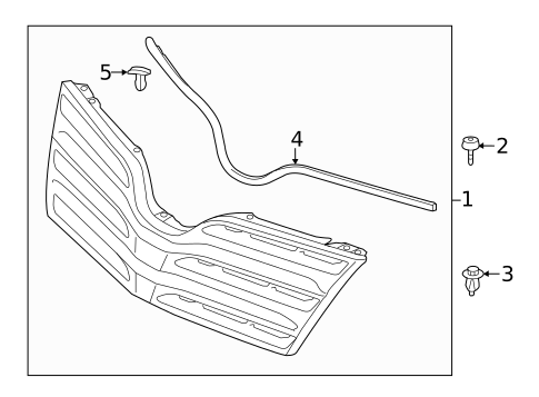 Grille & Components for 2014 Toyota Venza #0