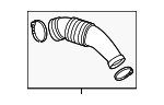 59129615L - Engine: Intake Hose for Audi Image