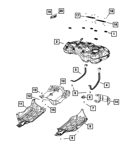 Fuel Tank for 2026 Jeep Compass #0