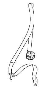 99780303416A23 - Electrical: Belt &amp; Retractor for Porsche Image