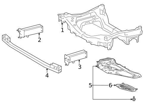 Suspension Mounting for 2018 Lexus LS500 #2