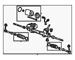 39101580 - : Electric Drive Rack and Pinion Steering Gear Assembly with Tie Rods for Buick: Cascada | Cadillac: ELR Image