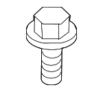 C2D14469 - Body: Bumper Cover Screw for Jaguar Image