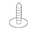 T4A18009 - Body: Valance Panel Screw for Jaguar Image