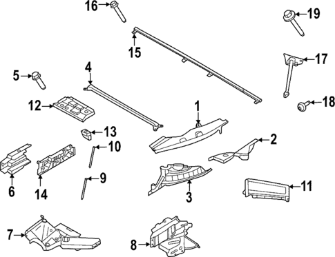 Structural Components & Rails for 2023 Porsche 911 #0