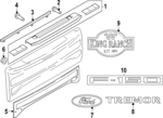 RL3Z2641018A - Body: Insert for Ford: F-150 Image