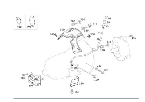 Detachable Transmission Parts, Oil Filler Pipe for 2016 Mercedes-Benz E250 #0
