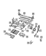 68186091AA - : Fuel Tank Bracket for Ram: ProMaster 1500, ProMaster 2500, ProMaster 3500, ProMaster EV Image