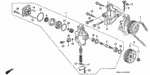 91048PY3003 - Engine: BEARING, RADIAL BALL (15X38X12) for Honda Image