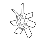 1636175021 - Cooling System: Fan Blade for Toyota: 4Runner, T100, Tacoma Image