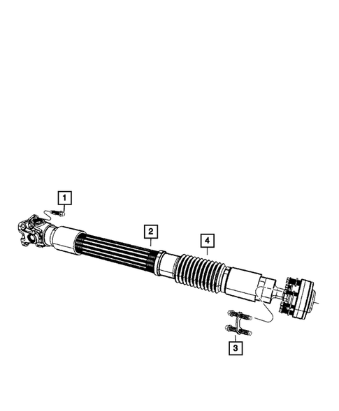 Drive Shaft for 2011 Jeep Wrangler #0