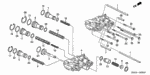 22743PF0000 - Transmission - Automatic: PIPE, THIRD CLUTCH for Honda Image