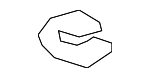 940907335 - Body: Upper Quarter Trim Upper Clip for Suzuki Image