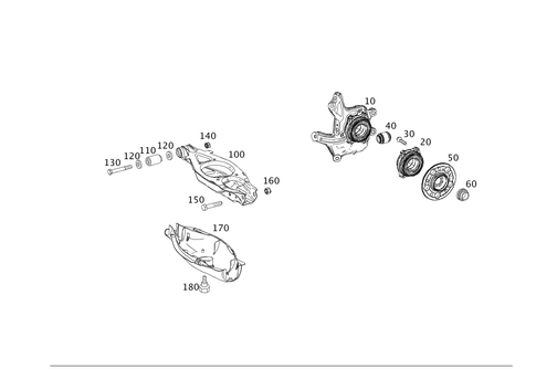 Rear Axle Mount for 2012 Mercedes-Benz SLK55 AMG #0