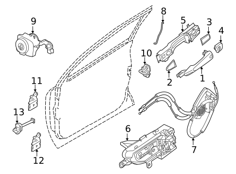Front Door for 2022 Nissan Sentra #2