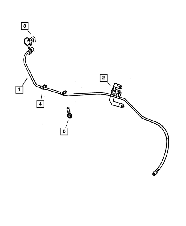 52855164AF - : Fuel Supply Tube for Mopar Image