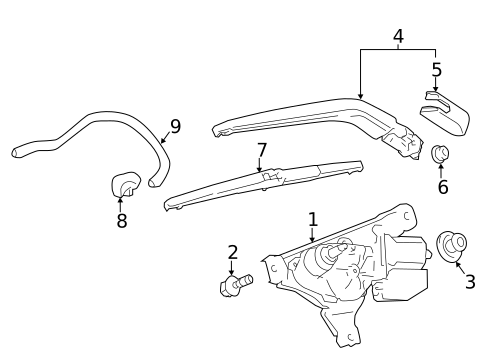 Wipers for 2018 Toyota Prius C #1