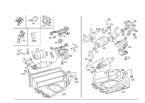 Fuel Pump Package for 2003 Mercedes-Benz S55 AMG #0