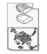 88100C6150C65 - : Cushion Assembly for Kia: Sorento Image