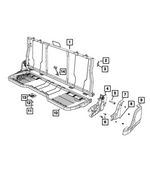 68043727AA - Interior Trim: Recliner Bolt for Mopar Image