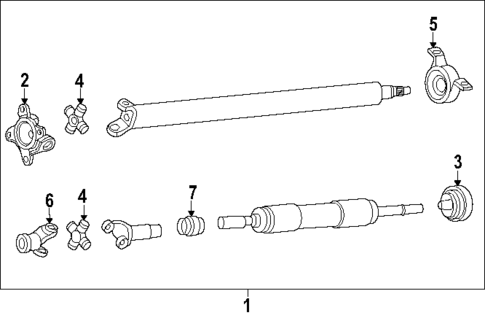 Drive Shaft for 2025 Ford Ranger #0