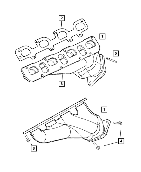Manifolds for 2006 Jeep Commander #0