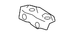 71555SDAA00 - Body: Bumper Cover Bracket for Acura: TL, TSX Image
