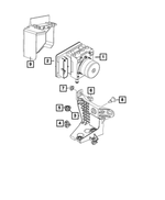 68644210AA - Brakes: Anti-lock Brake System Hydraulic Control Unit for Mopar Image