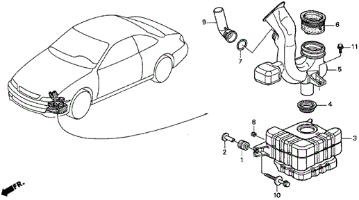 Resonator Chamber (3) for 1998 Acura CL #0